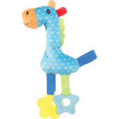Екологична плюшена играчка за малки кученца ZOLUX Puppy RIO Girafe жирафче с гризалки за зъбки
